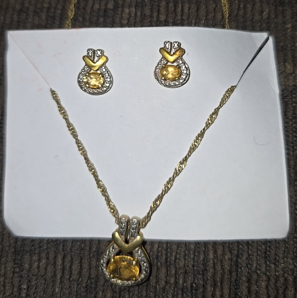 Novemeber Vintage Birthstone SET - Picture 3 of 7